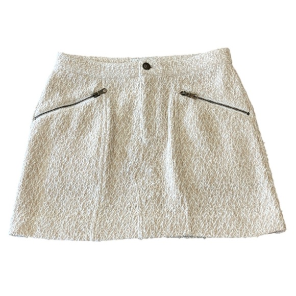 Joie Dresses & Skirts - Joie Textured Nubby Mini Skirt Crème Brûlée hue- Size 4